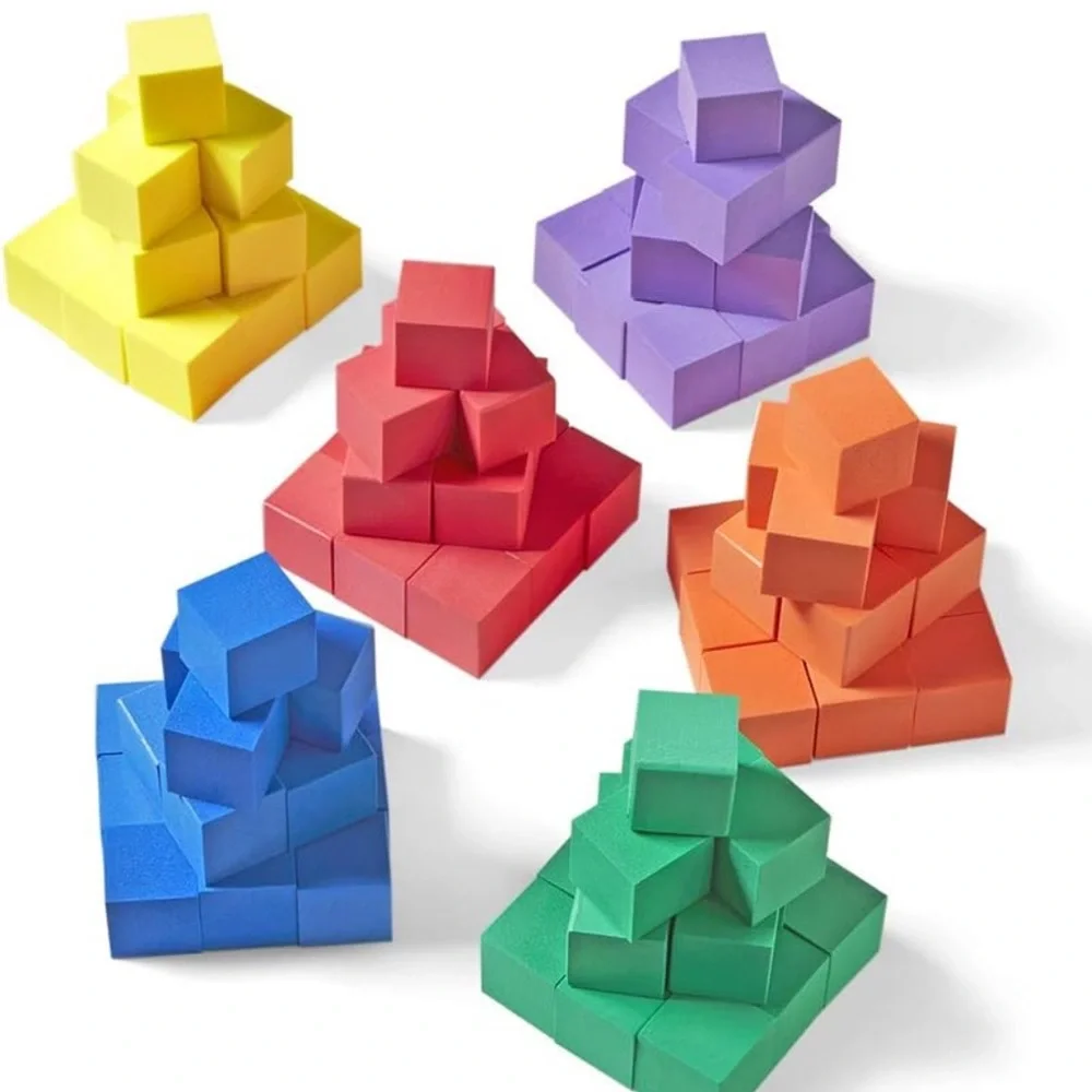 Hand2Mind Foam Counting Cubes – 102 Piece Set (1”) – NEW